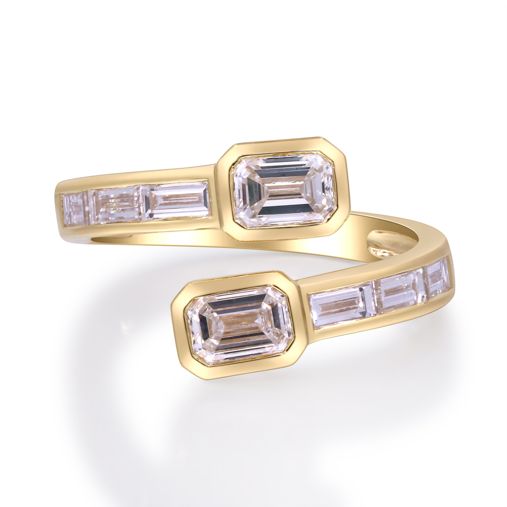 1.69 ctw Yellow Gold Lab-Grown Diamond Ring